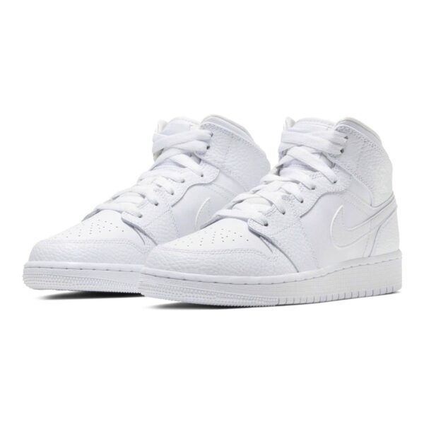 Air Jordan 1 Mid Triple White