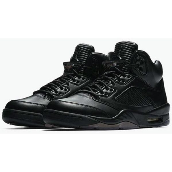 Air Jordan 5 Retro Premium 'Triple Black'