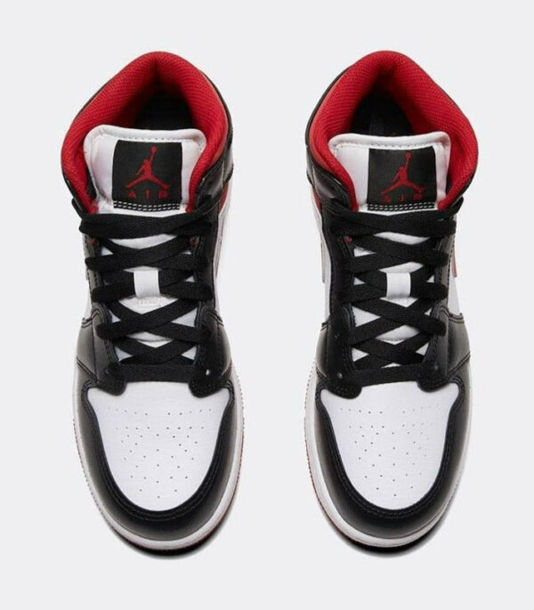 Air Jordan 1 Mid Gym Red Black White (GS)