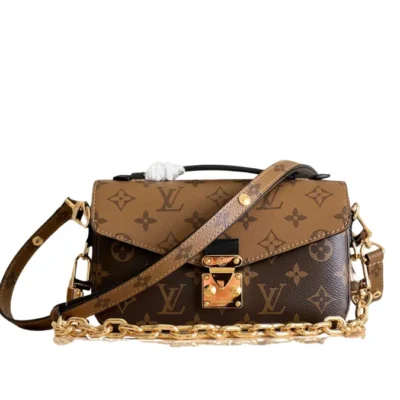 Louis Vuitton Pochette Metis East West Monogram Handbag