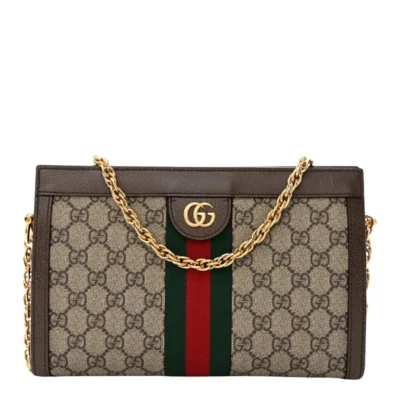 Gucci Ophidia Chain Small Shoulder Bag | GG Supreme Monogram