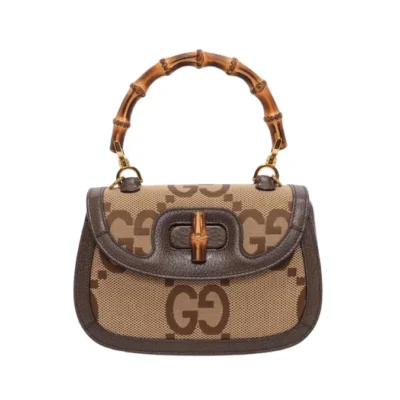 Gucci Jumbo GG Bamboo 1947 Small Bag