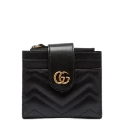 Gucci GG Marmont Card Holder | Calfskin Matelasse