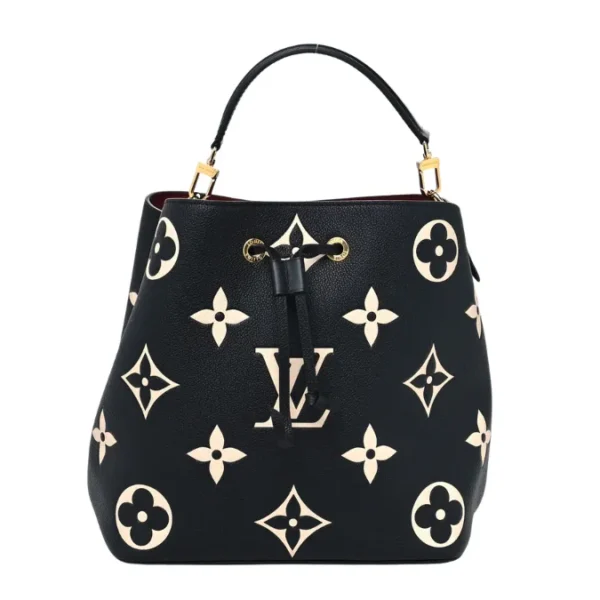 LV NeoNoe MM Bucket Bag In Empreinte Monogram