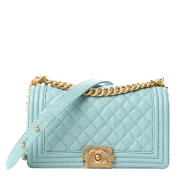 Chanel Boy Calfskin Quilted Medium Flap Bag