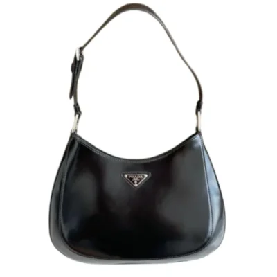 Prada Cleo Hobo Bag In Brushed Leather