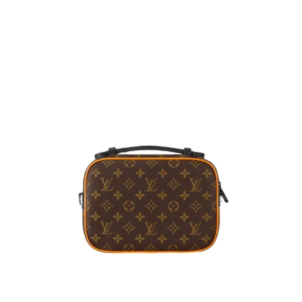 LV S-Lock Monogram Macassar Messenger