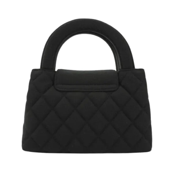 Chanel Mini Kelly Black Velvet Micro Flap Bag