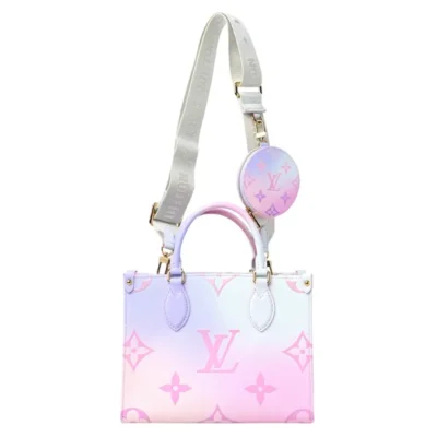 Louis Vuitton On The Go Pastel Monogram Tote Bag