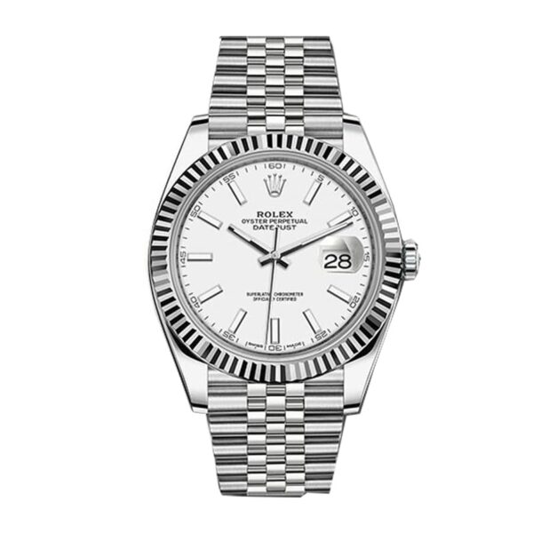 Oyster Perpetual 41 White Replica